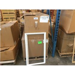 PALLET OF ASSORTED WINDOW FRAMES