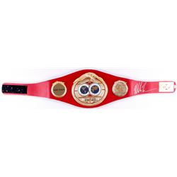 Mike Tyson Signed IBF High Quality Replica Full-Size Belt (JSA COA)