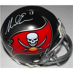 Mike Evans Signed Buccaneers Mini-Helmet (Schwartz COA)
