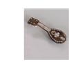 Image 1 : Miniatur-Mandoline. Holzgehäuse, mit Schildpatt und Perlmutt belegt. Nach 1900....