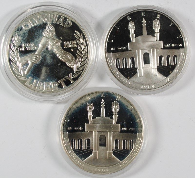 1984 Olympic Silver Dollar 1984 olympic silver dollar worth