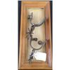 Image 1 : Two Antique Mexican Spurs w/Frame