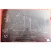 Image 1 : Rare Isiah L. Jefferson Fisherman Ship Diagram on Slate