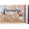 Image 2 : Original Oil on Canvas Signed Holden Nez