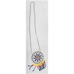 Beaded Necklace and Pendant