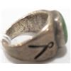 Image 2 : Men's Old Turquoise Navajo Ring