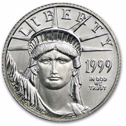 1999 1/10 oz Platinum American Eagle BU