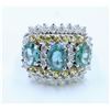 Image 1 : ALEXANDRITE 2.91CT, 14K W/G RING 7.28GRAM / DIAMOND 0.96CT