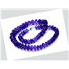 Image 1 : 345 ct & up Amethyst Faceted Vintage Smooth Rondelle Beaded Necklace