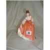 Image 1 : 71/2" ROYAL DOULTON FIGURINE "FAIR LADY", (CORAL PINK), HN 2835 Estimate: £40-60...