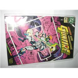 1994 NO.#4 AUGUST DC COMICS *GUNFIRE* BOOK VALUE $12.00+!! COMIC CAME OUT OF SAFE!!