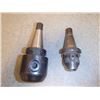 Image 1 : Lot of (2) NMTB30 Taper End Mill Holders, 1/2" & 1" Capacity