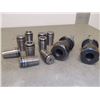 Image 2 : Lot of (2) CAT40 Collet Chucks w/ (9) TG100 Collets
