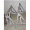 Image 2 : Pair of Saw Horses for Layout, App 48" Long and Stand 32" Tall