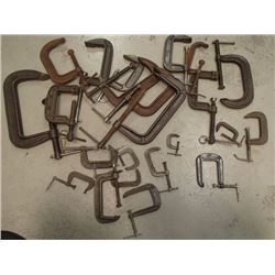 Lot of (23) C Clamps