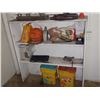 Image 1 : Wood Shelf w/ Contents