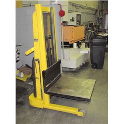 1500 Lb Big Joe Electric Straddle Lift / Die Lift