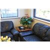 Image 2 : COFFEE TABLE, END TABLE, REMAINING SMALL SILK AND REAL PLANTS (LOCATED IN RECEPTION AREA)