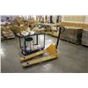 Image 1 : YELLOW 5500 LBS PALLET JACK (DAMAGED)