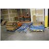 Image 1 : LARGE LOT OF PALLET RACKING CROSS BARS, SUPPORT BARS, SAFETY ARMS AND WOOD
