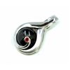 Image 2 : Sterling Silver .925 Cabochon Onyx Pendant