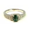 Image 1 : Alexandrite 1.40CT 14K White Gold Ring 5.66 Gram Diamond 0.34CT