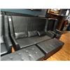 Image 2 : Black Leather Living Room Set