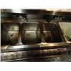 Image 2 : S/S 7'  4 Comp Bar Sink w/2 Speed Rails
