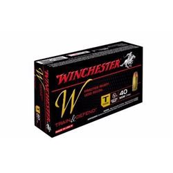 *AMMO* WINCHESTER W40SWTRAIN 40SW 180GR FMJ LOW RECOIL (500 ROUNDS) 020892220553