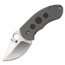 _NEW!_ Burch Chubby, Titanium Handle, Spear Point Plain w/Clip 716104009978