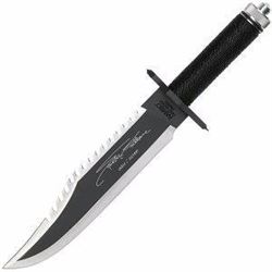 *NEW* Rambo First Blood II Signature Bowie, Black Cord, Plain UPC Code: 854135004293