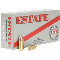 *AMMO* Estate ESH9115 Range 9mm Full Metal Jacket 115GR ( 500 ROUNDS ) 029465063801