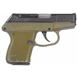 *NEW* KELTEC P-3AT 380 ACP 6+1 BL/GREEN POLY BLUED SLIDE/GREEN FRAME 640832000702