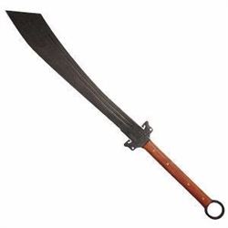 *NEW* CONDOR TOOL & KNIFE Dynasty Dadao Sword, Hardwood Handle, Plain, Leather Sheath 7417000537079