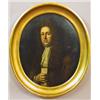 Image 1 : Unknown artist, Oil on canvas, circa 1700, England, oval frame, 74 x 61 cm; minor canvas damage...