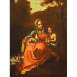 Unknown artist, Oil on canvas (relined), 17th century, Italy, 63 x 47 cm, 4.000,...