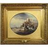 Image 1 : Unknown artist, Oil on board, signed H. Redmore 1887, oval, 40 x 50 cm, 50.000,...