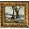 Image 1 : Unknown artist, Oil on canvas, monogramsignature BH, date -79, 24 x 28 cm, 4.000,...