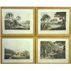 Image 1 : Aquatint etchings, 4 items, Handcoloured, text: "Samuel Howett del. From the original design of...