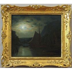 Adolf Julius Berg (1820-1873), Oil on board signed, hardly legible year, 25 x 29 cm, 7.000...