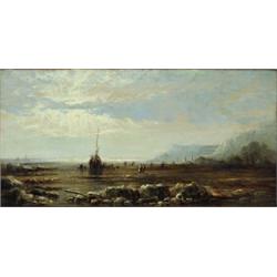 Richard Parkes Bonington (1801-1828), late addition, Oil on canvas (relined), 30 x 60 cm, 10....