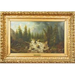 Chr. La Roche, Oil on canvas, signed, 50 x 81 cm, 5.000,...