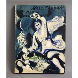 Marc Chagall (1899-1985), Book, "Dessins pour la Bible", 1960, Verve 37-38; cover slightly worn...