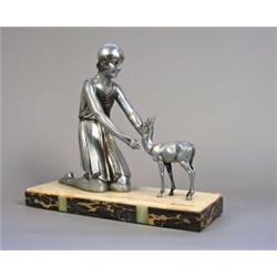 Demetre H. Chiparus (1888-1950), after his model, signed, art deco, on marblebase, height incl....