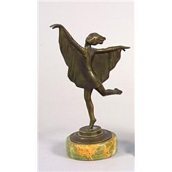 Josef Lorenzl (1892-1950), Bronze, signed, art deco, height incl. base 15,5 cm, 4.000,...