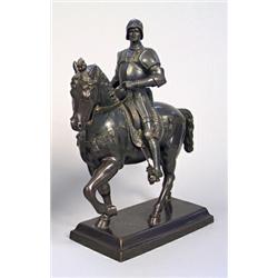 Unknown artist, Patinated metal, 19th century, height 44 cm, 3.000,...