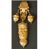 Image 1 : Chatelaine, Gilded metal, ca 1760, with 4 accessories for sewing, 15.000,...
