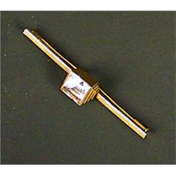 Brooch, Gold 18 k and polished crystal, Wiwen Nilsson 1947, length 8 cm, 7.000,...