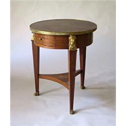 Table, Mahogany, empire, height 68 cm, 10.000,...