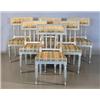 Image 1 : A set of 6 chairs, Late gustavian, Sweden, late 18th century; repairs, 20.000,...